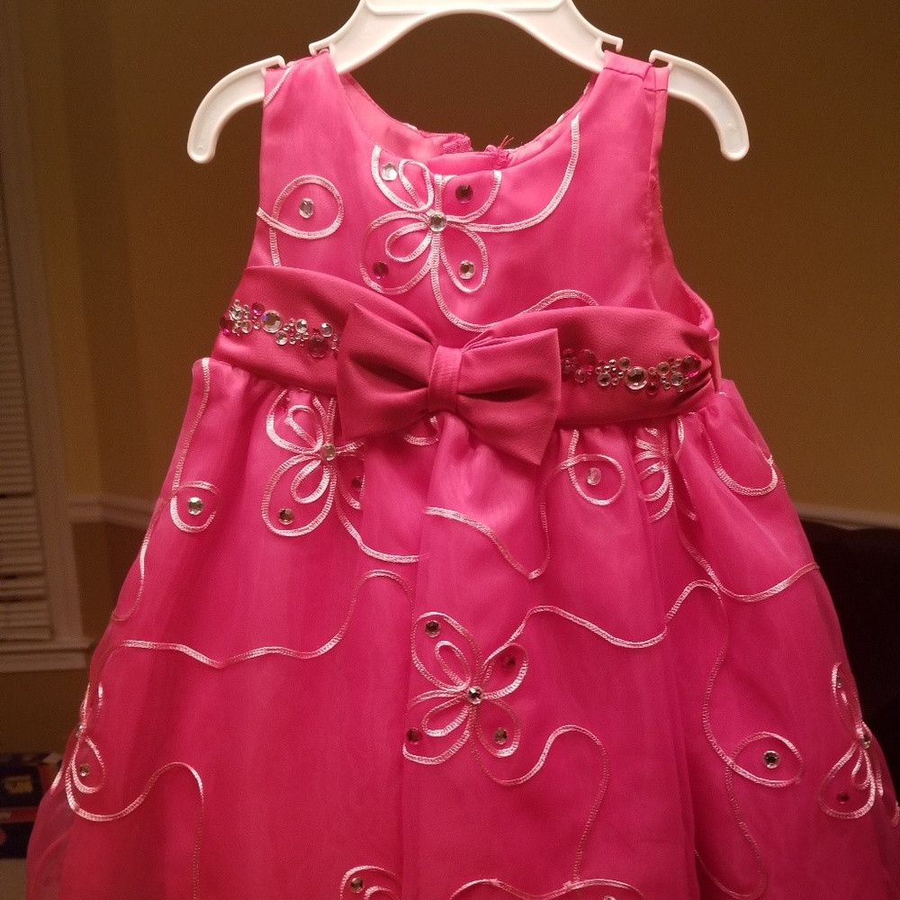 Pink Formal Embellished Dress